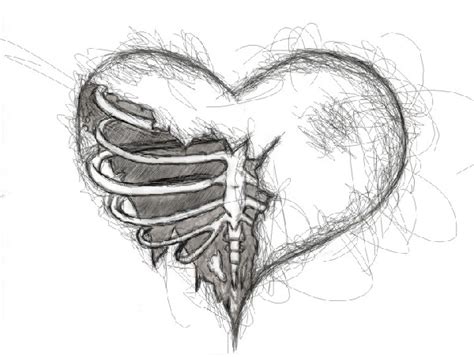 Learn To Draw A Damage Heart Drawing Within 10 Minutes