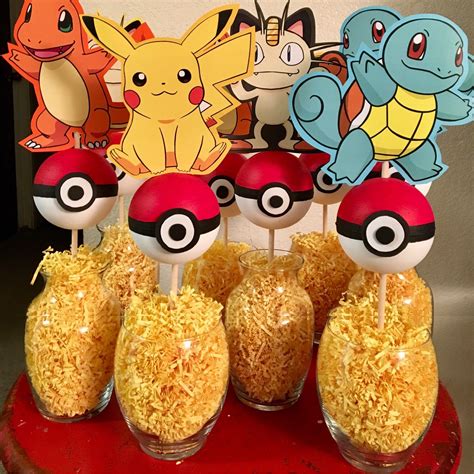 Pokémon Party Diy Centerpieces Fiesta Pokemon Decoracion Cumpleaños