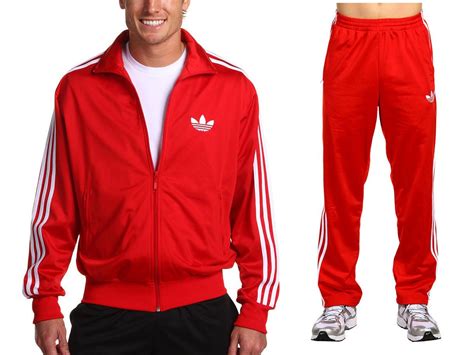 Adidas Originals Firebird Mens Red Track Suit Jacket Amp Pants Sz Xl