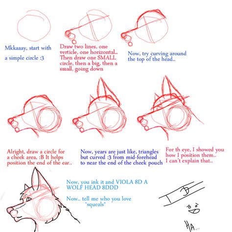 Wolf head tutorial... by Iceshadow13 on DeviantArt