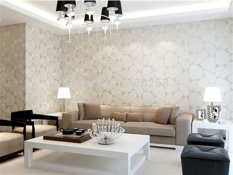 25 Elegant Living Room Wallpaper Design For Amazing Home Decoration Dengan Gambar Interior