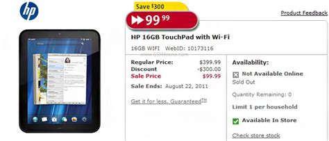 Hp Drops Touchpad Price To 99 Suddenly Everybody Wants One