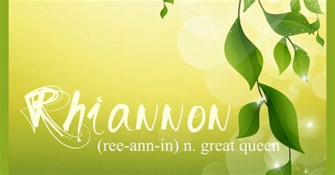 Baby Girl Name Rhiannon Meaning Great Queen Origin Irish Welsh