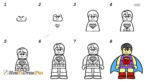 Superhero Drawing How To Draw A Superhero Step By Ste