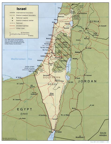 Maps Of Israel Detailed Map Of Israel In English Tourist Map Of