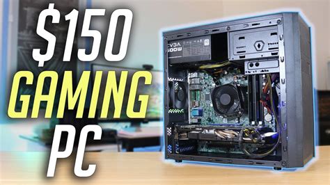 Gaming laptop or gaming pc or ultrabook? $150 Budget Gaming PC Build! (2019) in 2020 | Gaming pc ...