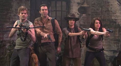 Snl Walking Dead Parody With Kevin Hart Pulls The Race Card Video