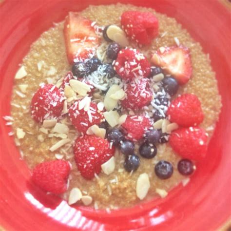 Coconut Milk Quinoa Wfresh Fruit So Good For Breakfast Check Out