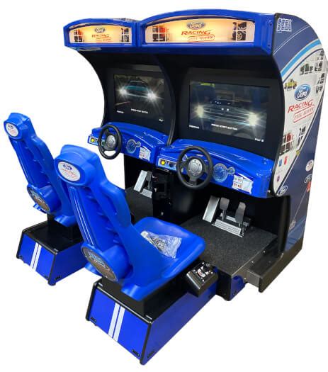 Sega Ford Racing Full Blown Twin Arcade Machine Liberty Games