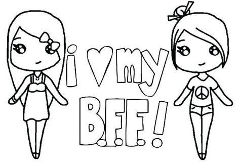 Cute Printable Bff Coloring Pages Cute Things Coloring Pages At The Best Porn Website