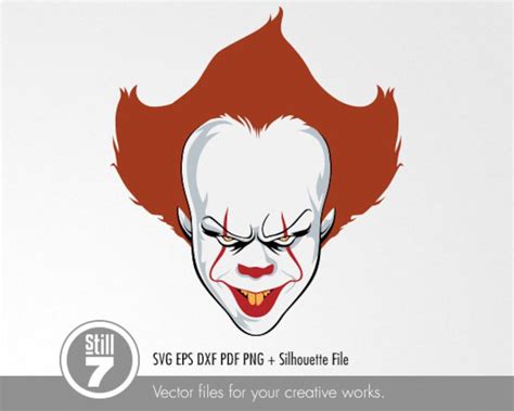 Pennywise text svg cutting file eps dxf pdf png | Etsy