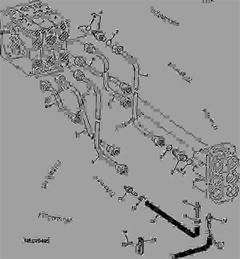 Selective Control Valve Lines Tractor John Deere 7510 Tractor