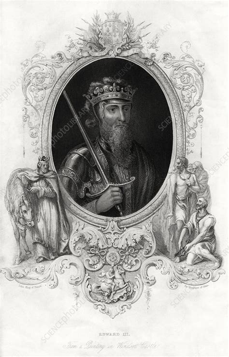 Edward Iii King Of England 1860 Stock Image C0453271 Science