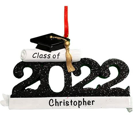 Graduation 2022 Personalized Christmas Ornament Free Personalization