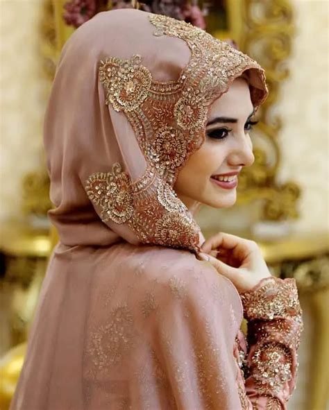 25 Beautiful Bridal Hijab Designs For Wedding Sheideas