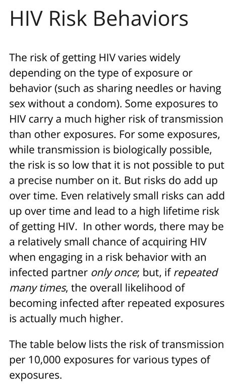 fenit nirappil on twitter so there is a significantly higher risk of hiv transmission during