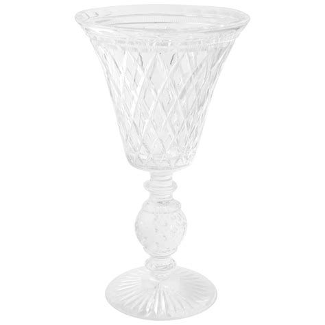 Large Waterford Cut And Faceted Glass Vase 20th Century At 1stdibs Waterford Vase Large