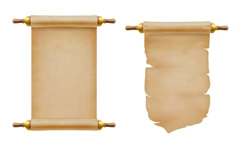 Medieval Manuscript Old Parchment Paper Scroll 15017582 Vector Art At