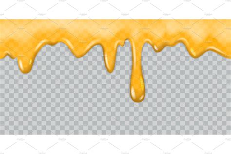 Dripping Honey Dripping Syrup Honey ~ Illustrations ~ Creative Market