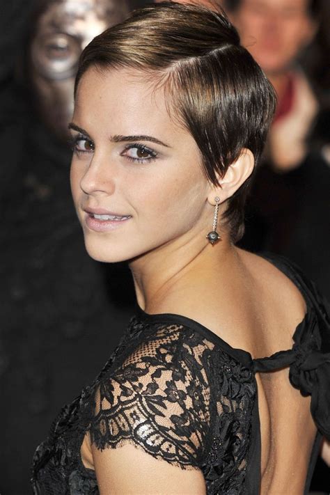 emma watson s best hair moments of all time sleek hairstyles short hair styles sleek short hair