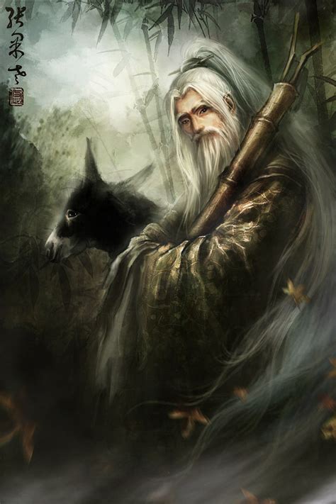 Old Man By Youxiandaxia On Deviantart Fantasy Art Men Fantasy Male