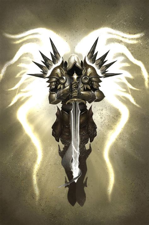 Tyrael Archangel Of Justice Based On The Depiction From The Book Of