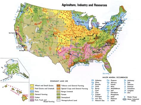 Mineral Map Of North America United States Map