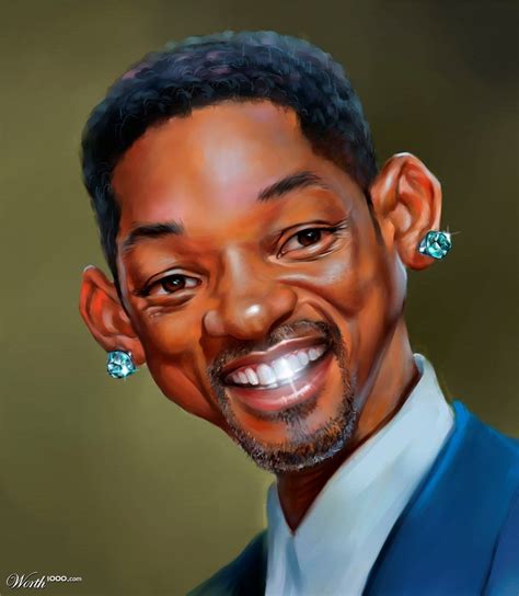 Will Smith Caricature Worth1000 Contests Celebrity Caricatures