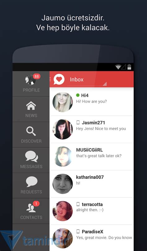 Jaumo İndir Android Için Flört Ve Sohbet Uygulaması Tamindir