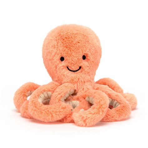 Jellycat Peachie Octopus Toy Small Bambinifashioncom