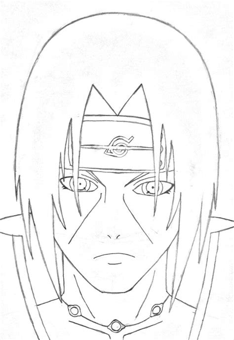 How To Draw Itachi