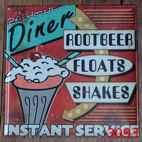 Shopping for wall decor is one of the most exciting parts of decorating a home. 30X30CM Diner Rootbeer Retro Vintage Home Decor Tin Sign ...