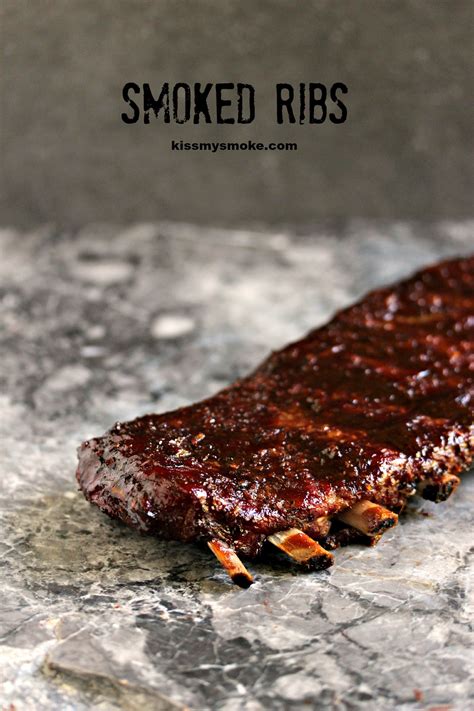 Smoke the ribs for 3 hours. Smoked Ribs