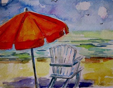 Greatbigcanvas.com has been visited by 10k+ users in the past month Beach Umbrella - by Delilah Smith from Seascape