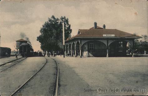 Southern Pacific Depot Merced Ca Postcard