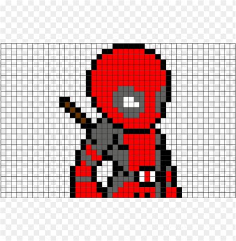 Pixel Art Grid Deadpool Pixel Art Grid Gallery Images And Photos Finder