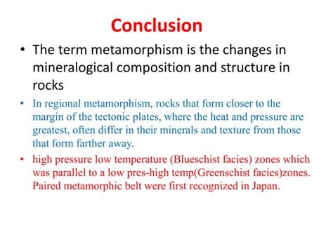 Paired Metamorphic Belts Ppt