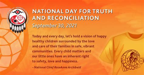Afn On Twitter Today Is Orange Shirt Day And The National Day For