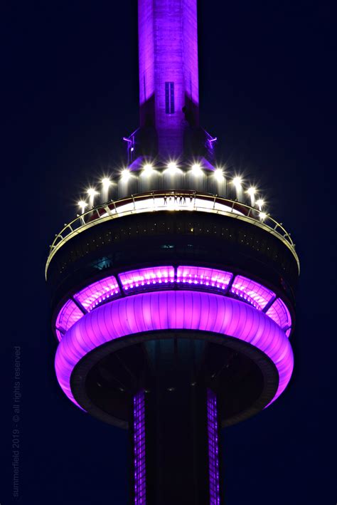 The Cn Tower At Night By Summerfield · 365 Project