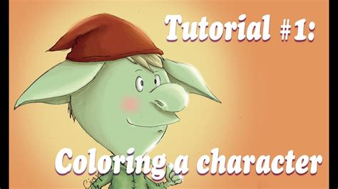Tutorial 1 Coloring A Character Fairyworld84 Youtube