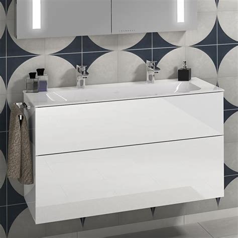 Villeroy And Boch Finion Double Vanity Washbasin White With Ceramicplus