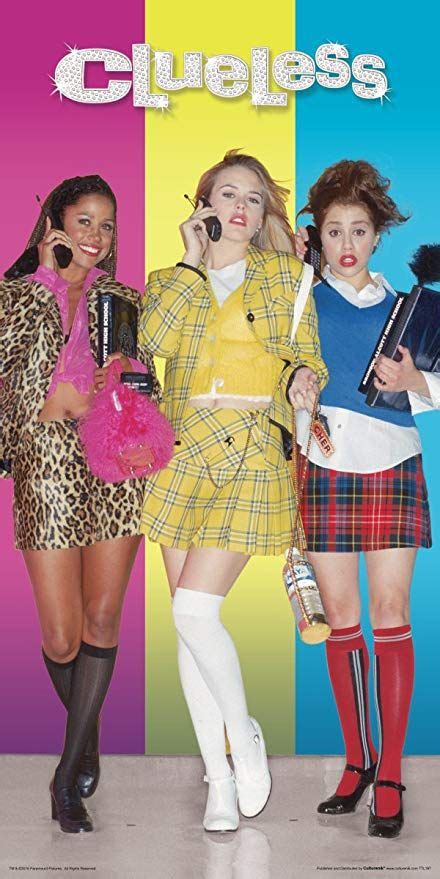 clueless dionne cher and tai standing teen comedy movie film print unframed 12x24 poster tai