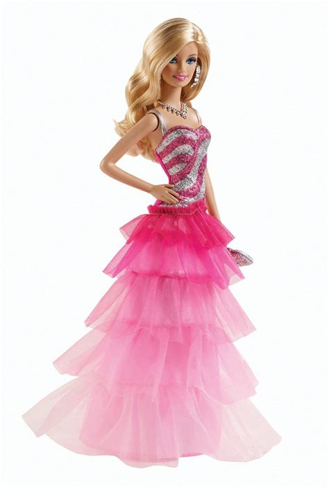 Barbie Pink And Fabulous Ruffle Gown Barbie Barbie Fashion Barbie Wardrobe