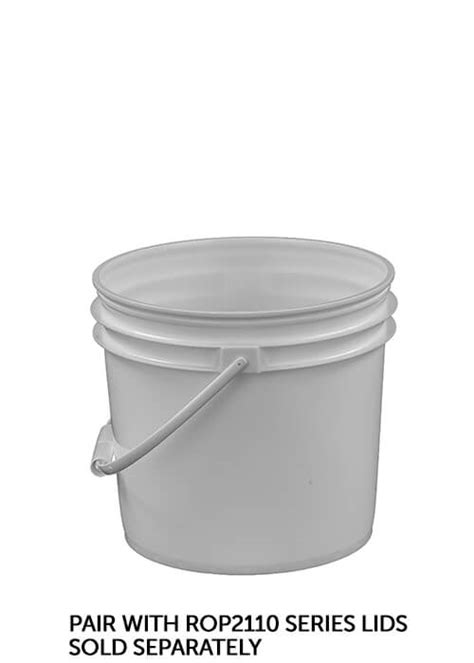 Leaktite Gallon 70 Mil Food Safe Bucket White 120 Pack 50 Off