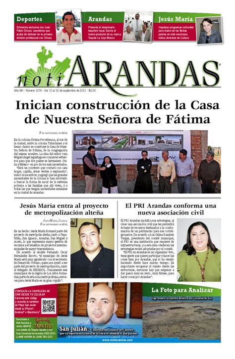 Noti Arandas Edici N Impresa By Noti Arandas Issuu