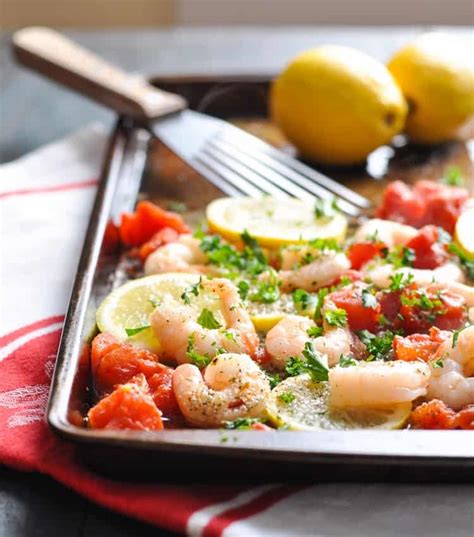 If you love eggplants, this recipe with seafood will make you love it more. Baked Italian Shrimp - The Seasoned Mom