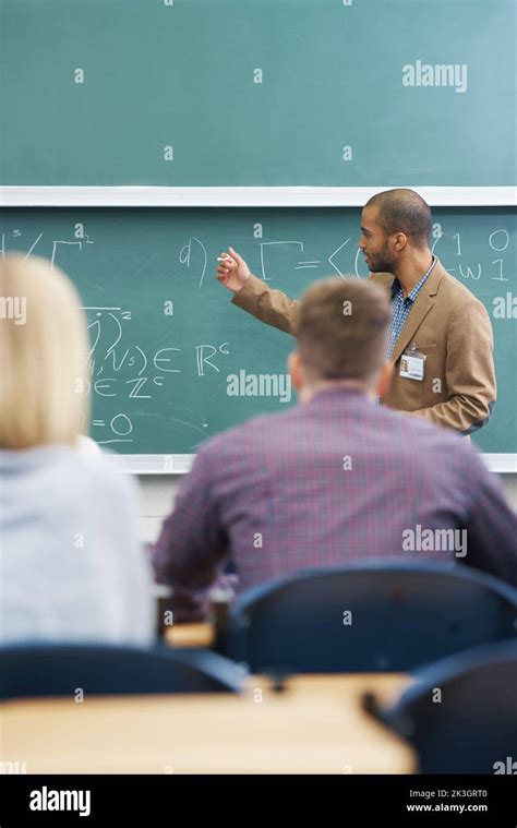 Hes Dedicated To His Students A College Professor Giving A Lesson To