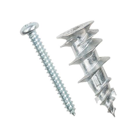 E Z Ancor 1 14 In Hollow Door And Drywall Anchors 4 Pack 25125