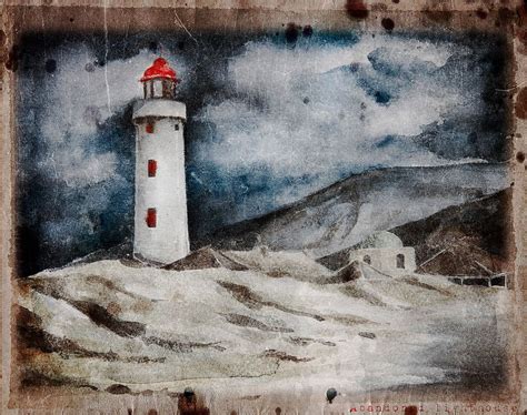 Watercolor Lighthouses For Print On Behance Watercolor Lighthouse
