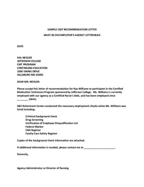 This without prejudice letter is written on behalf of a client who was unfairly dismissed, reinstated on appeal and then had to resign. FREE 13+ Sample Recommendation Letter Templates from ...
